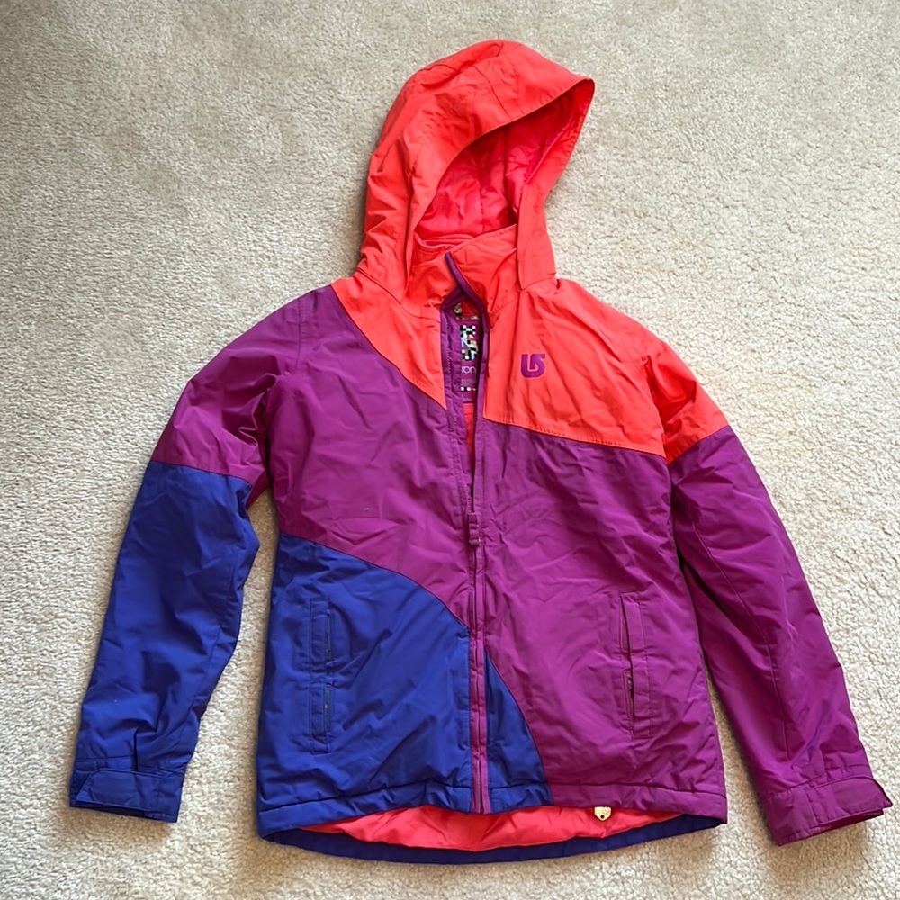 GIRLS YOUTH BURTON SNOWBOARD JACKET SIZE LARGE